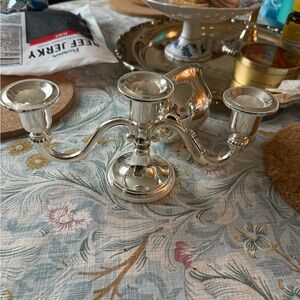 Silverplate  Candelabra made in England